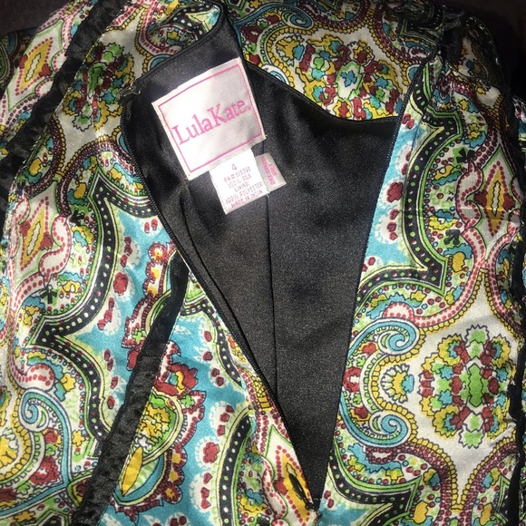 Lula Kate 100% Colorful & Vibrant Silk Skirt 4 - Picture 8 of 10